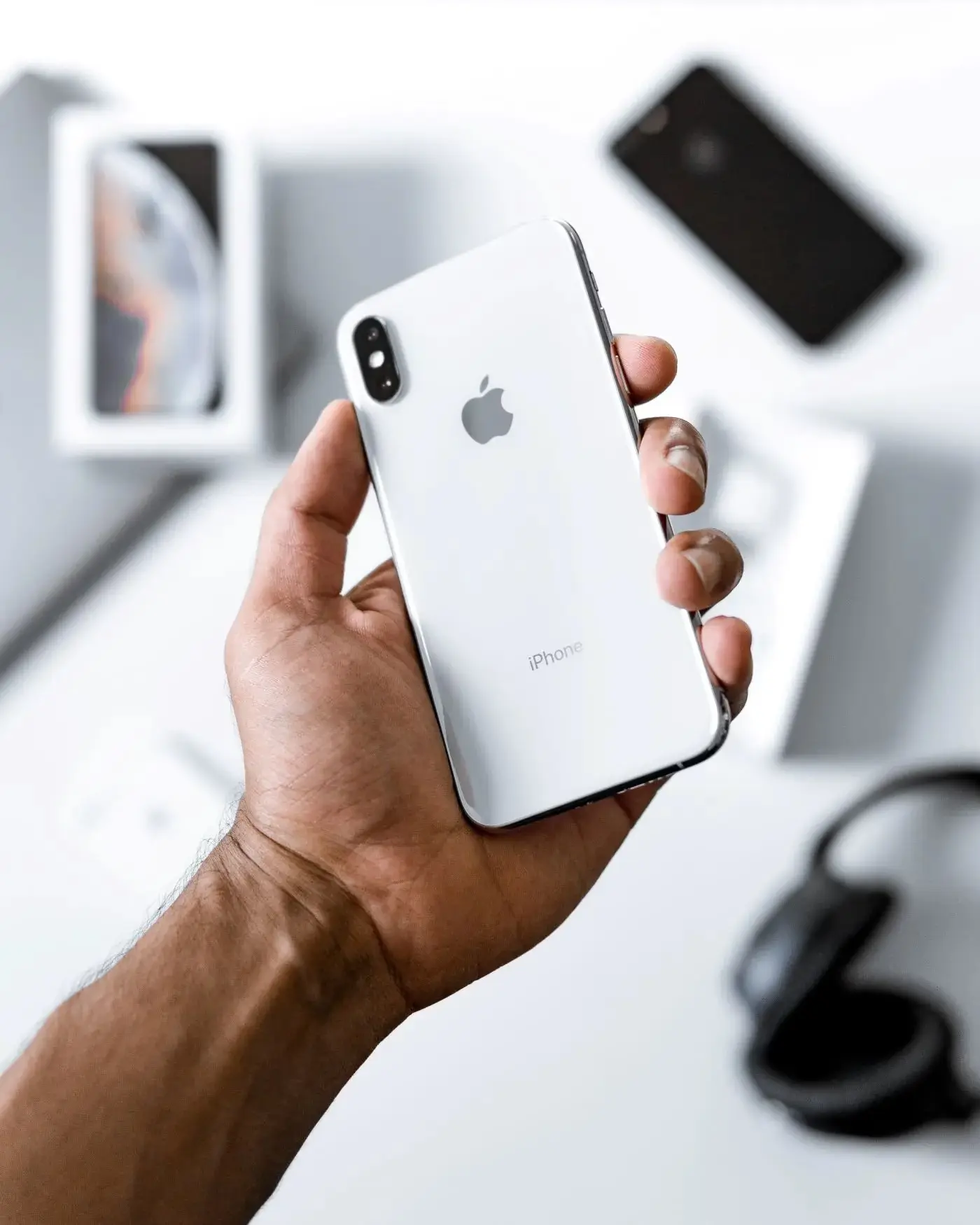 iPhone z aktywnym Back tap